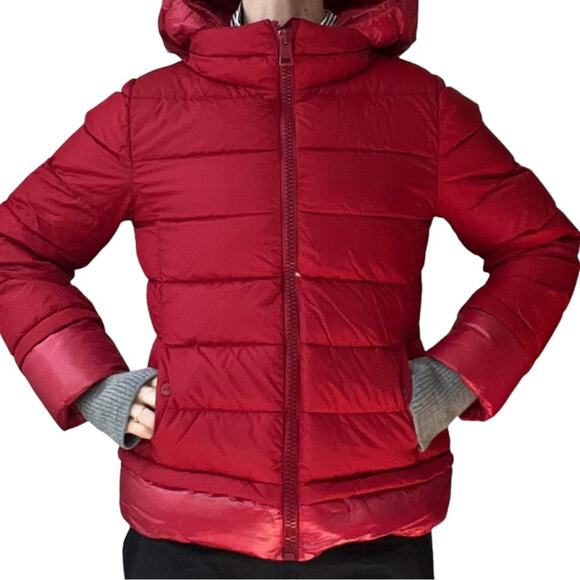 HERNO red down‎ short puffer - Picture 3 of 14